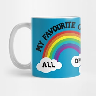 Favourite colour is rainbow Mug